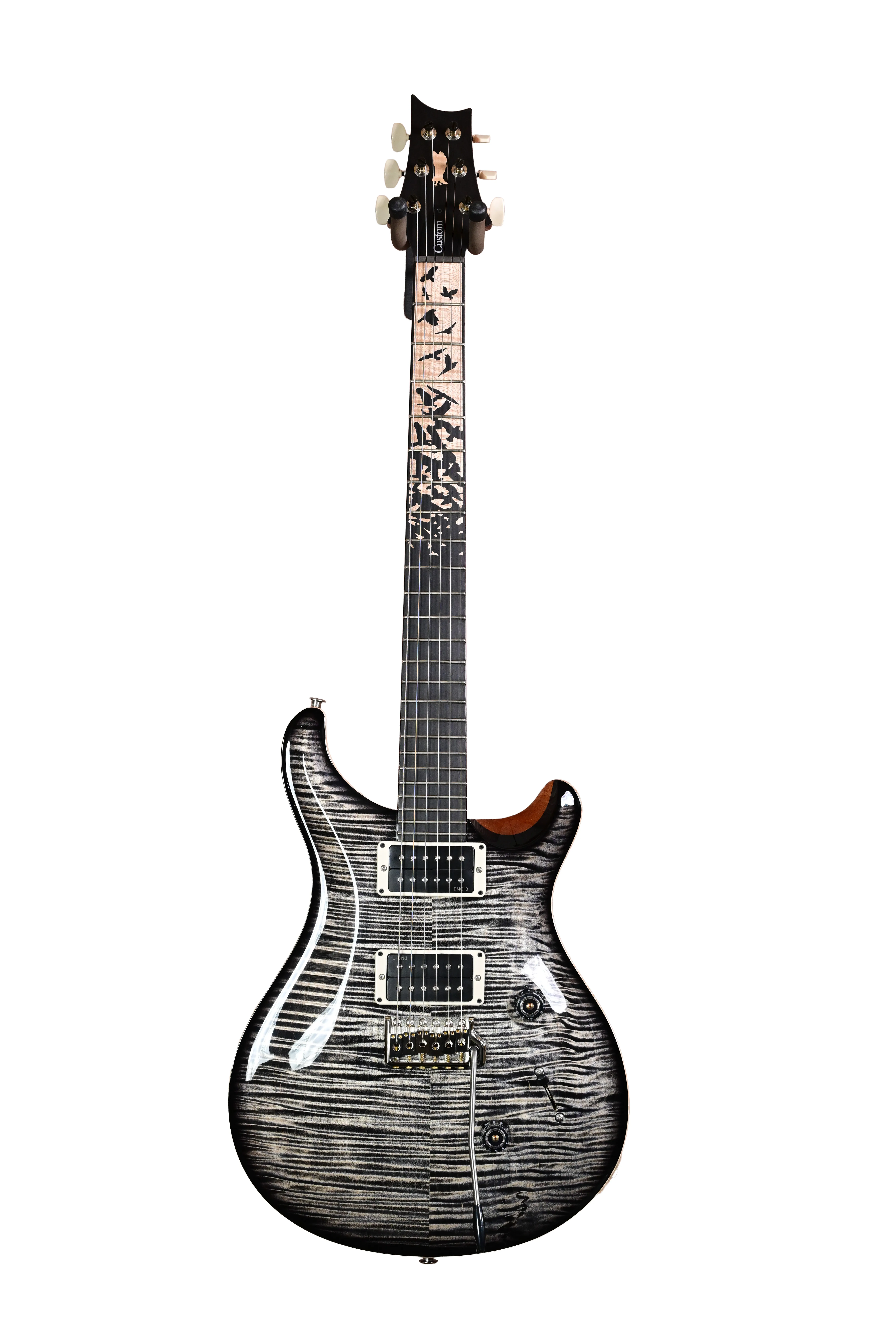 Custom 24 Birds of a Feather Limited Charcoal Microburst E-Gitarre