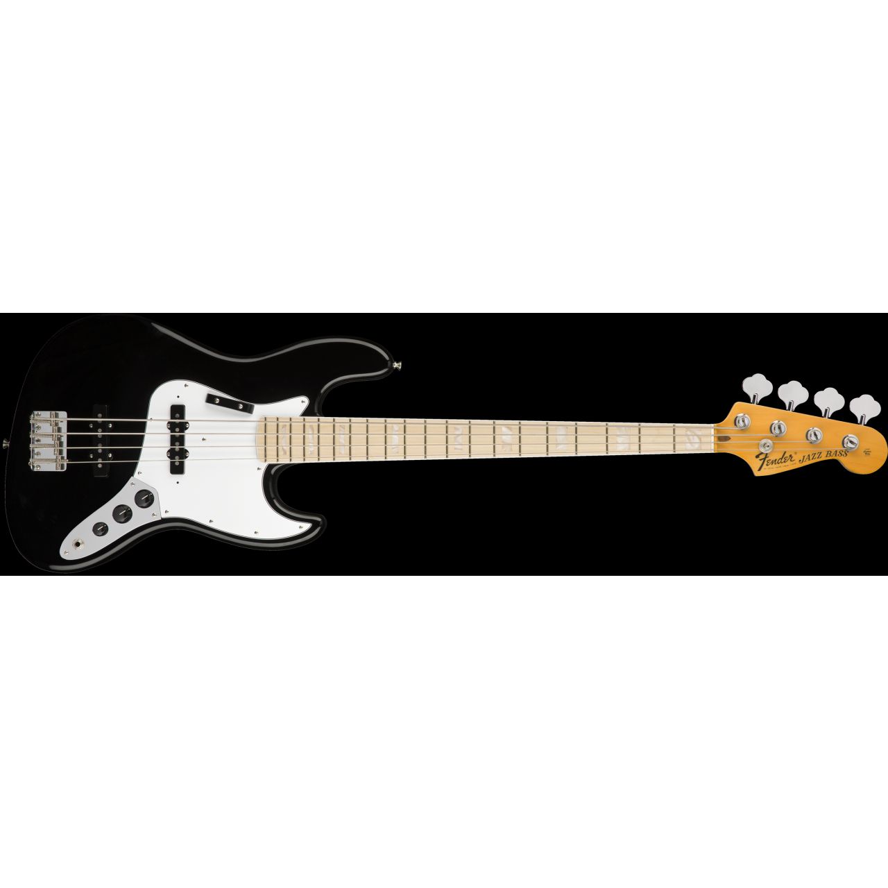 American Original 70´s Jazz Bass Schwarz - E-Bass