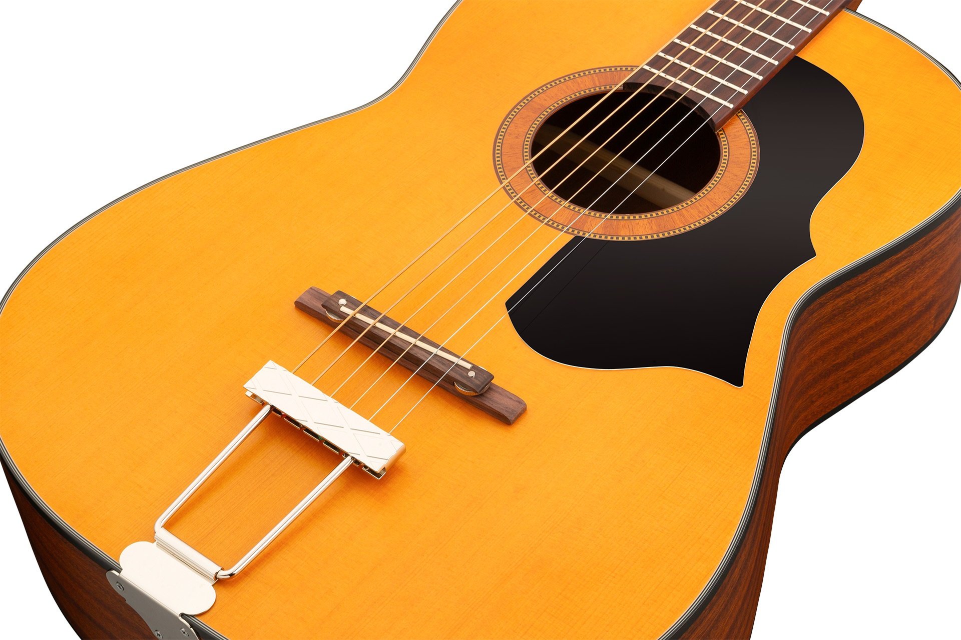 Vintage 05/024 Hootenanny 6-String, Vintage Tinted Satin, Case