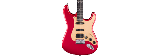 American Ultra II Stratocaster HSS Sinister Red
