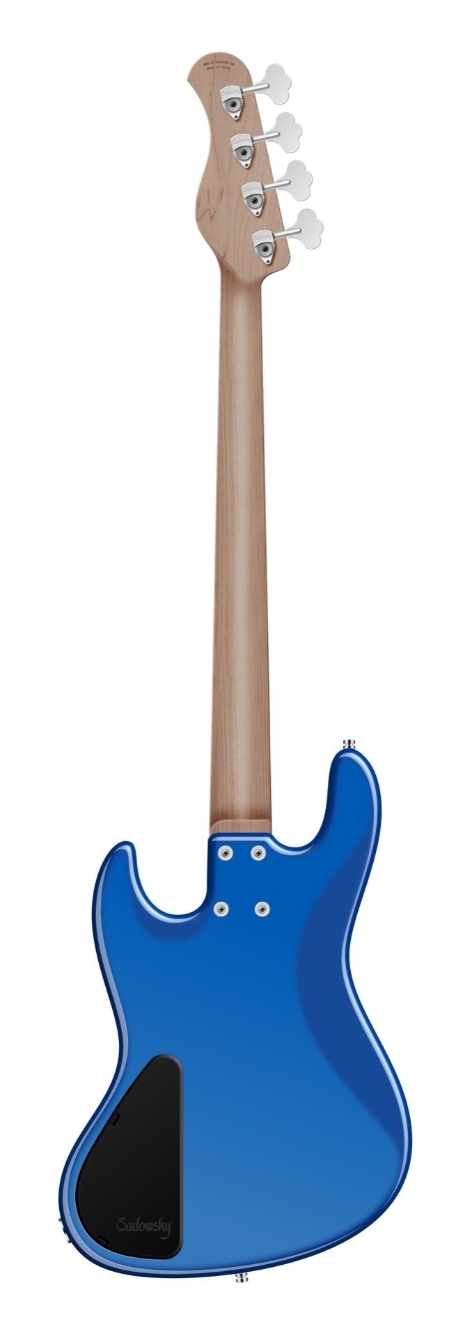 MetroExpress 21-Fret Vintage M/J Bass, Roasted Maple Fingerboard, 4-String - Solid Ocean Blue Metall