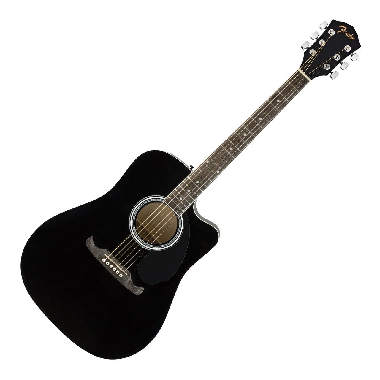 FA-125CE Dreadnought Black - Westerngitarre