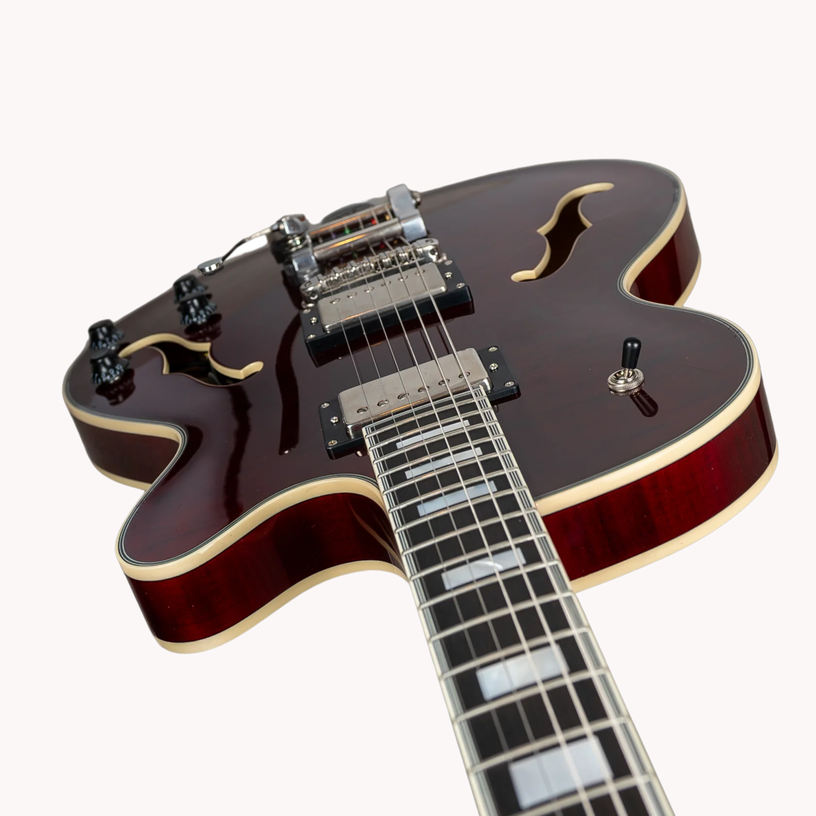 Monterey Bigsby NH Trans Red Aged
