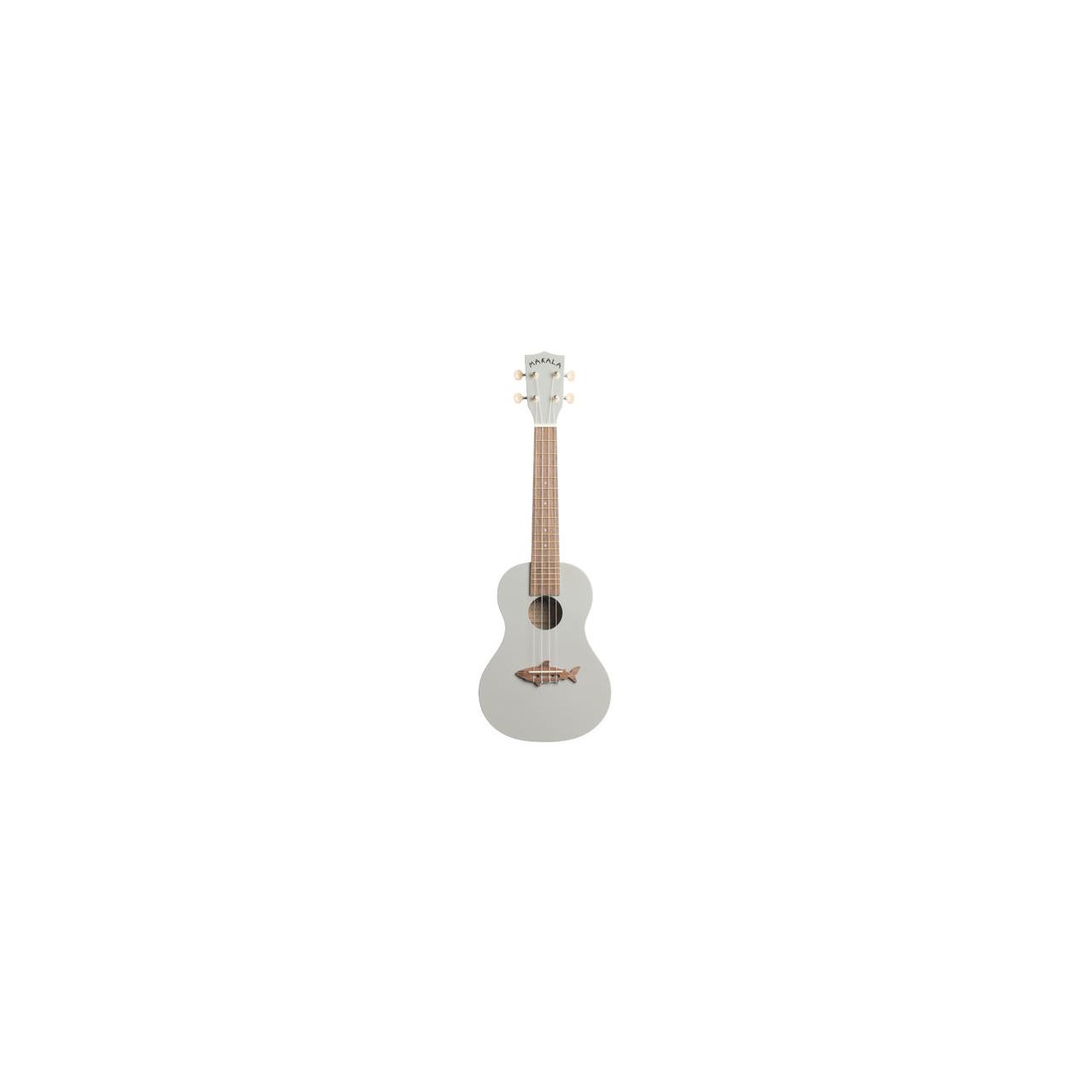 Shark MK-CS-GRY Shark Fin Gray Concert Ukulele