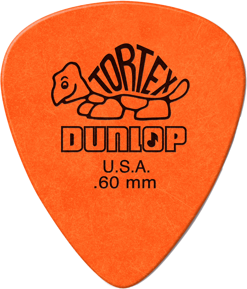 Tortex Standard 0.60mm orange Players Pack (12 Stück)