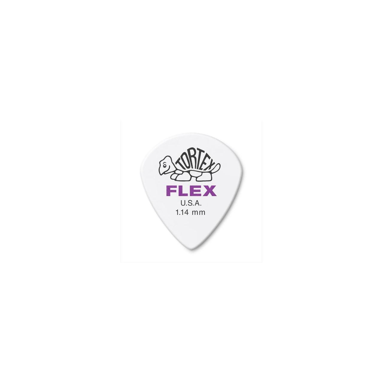 Tortex Flex Jazz III Picks, Player´s Pack, 12 pcs., white, 1.00 mm - Plektren