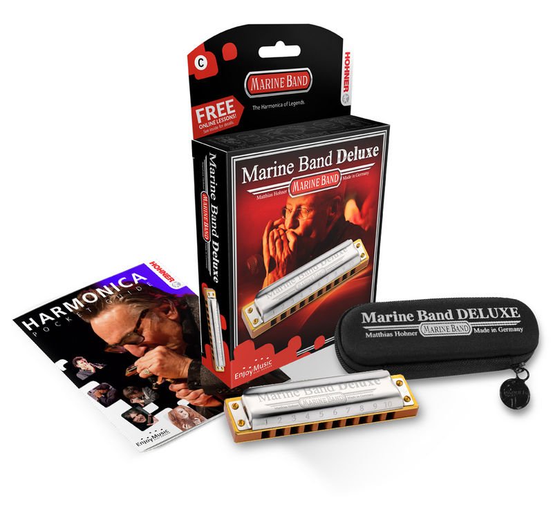 Marine Band Deluxe C Mundharmonika - HOM200501X