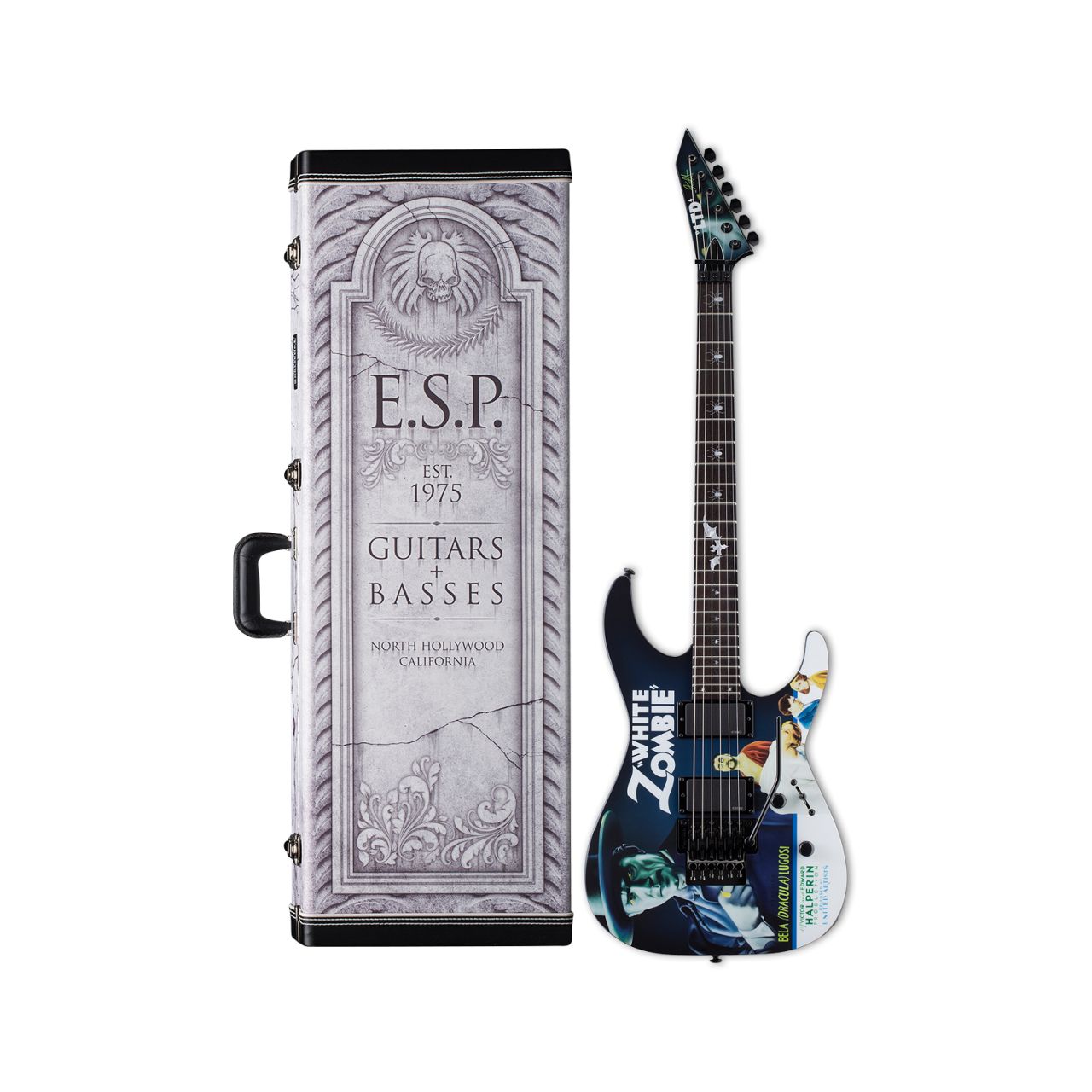 KH-WZ White Zombie Graphic Kirk Hammett Signature E-Gitarre inkl. Case
