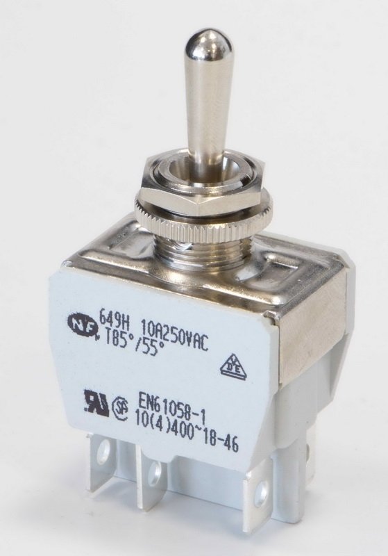 Kippschalter / Netzschalter, Groundschalter 2-fach