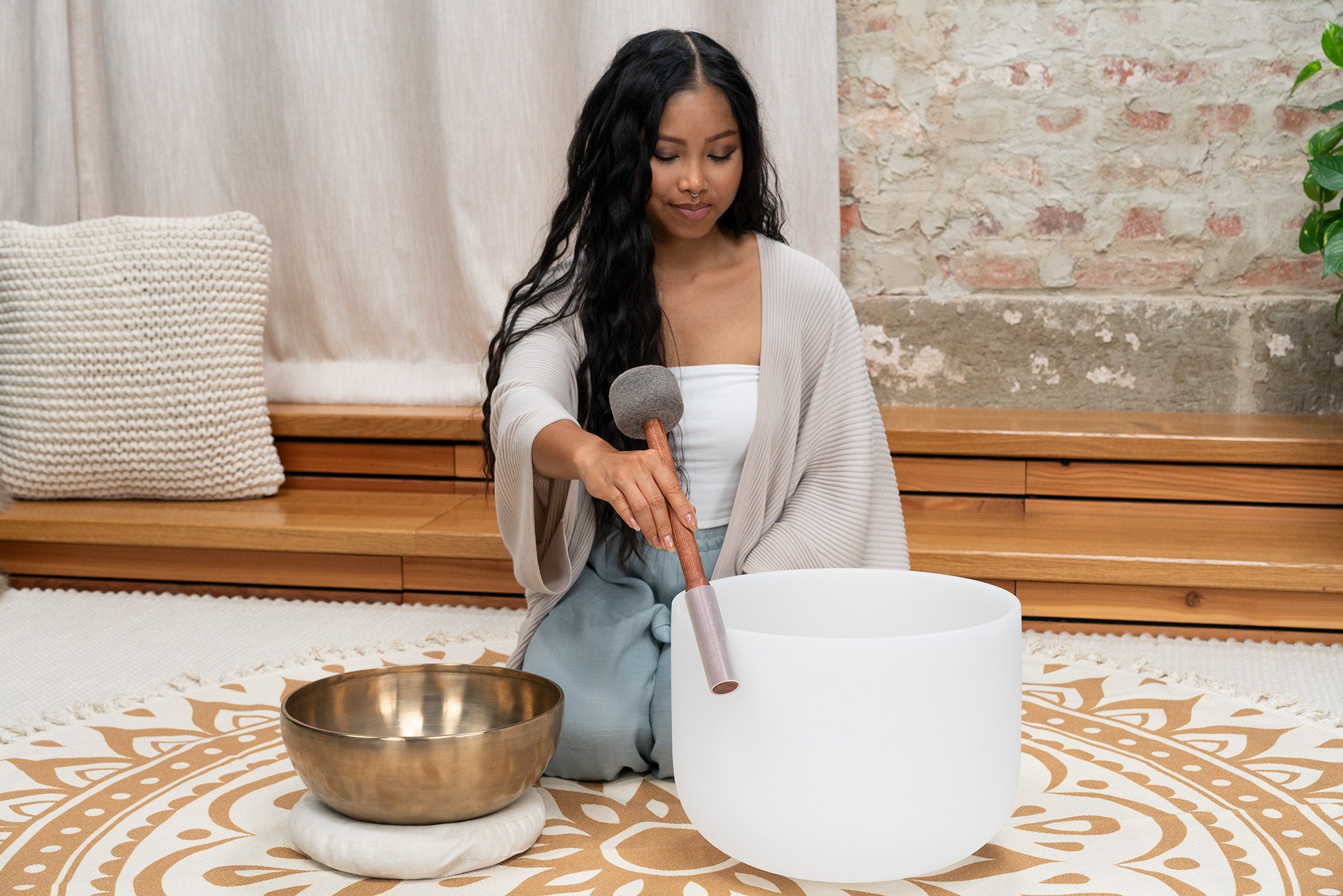 Sound Bath Double Mallet Large
