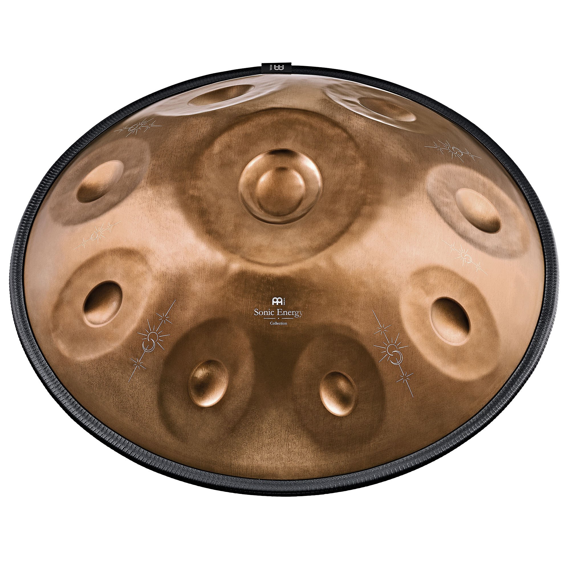 HPSTL93CU - Sensory Handpan, Edelstahl, B2 Amara, 9 Töne, 432 Hz, Vintage-Kupfer