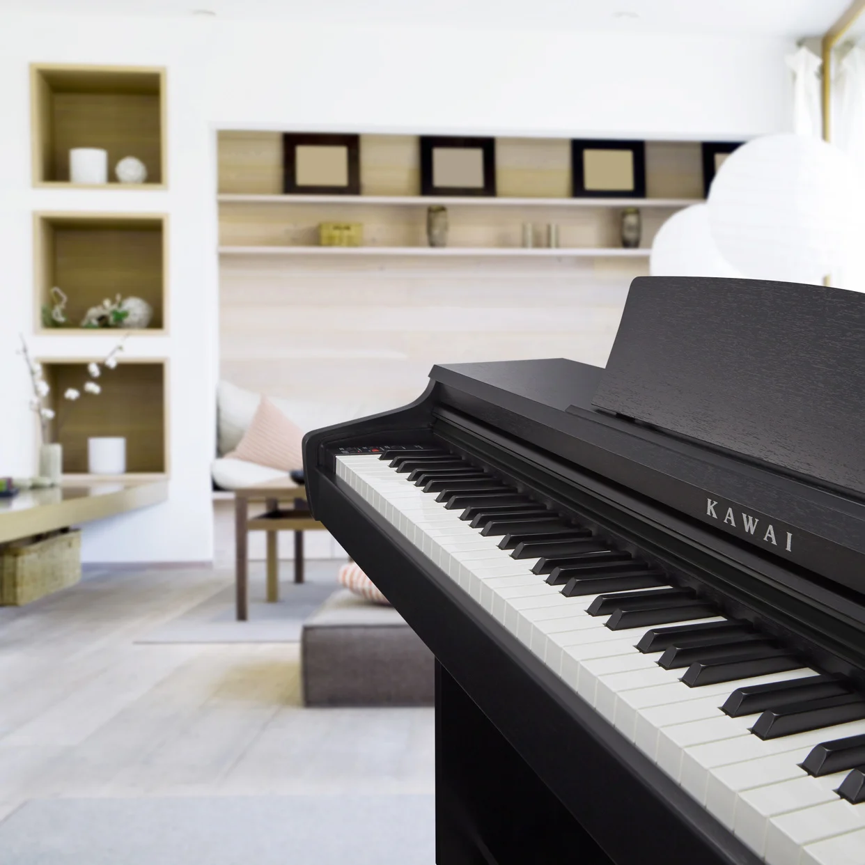 KDP120B Digitalpiano in schwarz satiniert