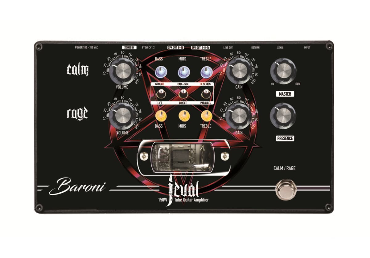 Jeval - Hybrid Tube Guitar Pedal Amplifier