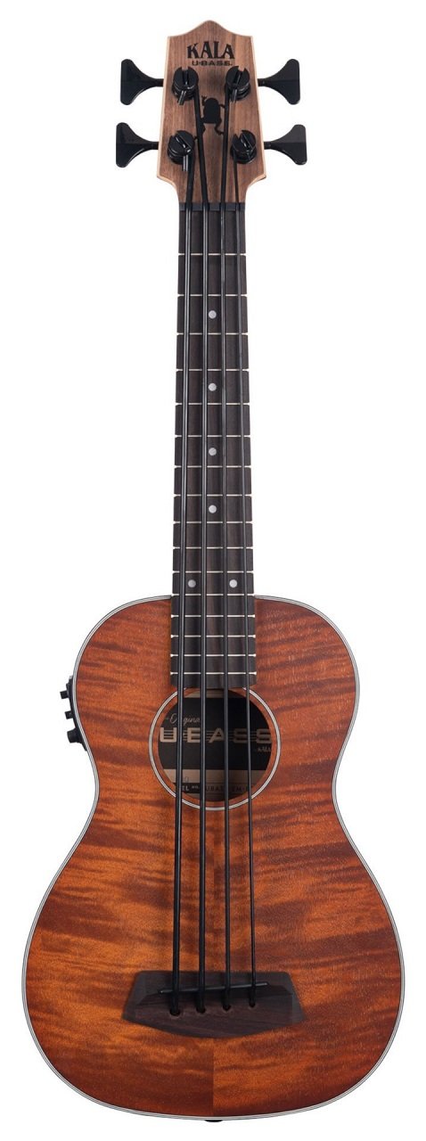 U-Bass Exotic Mahogany, Fretted, with Deluxe Bag