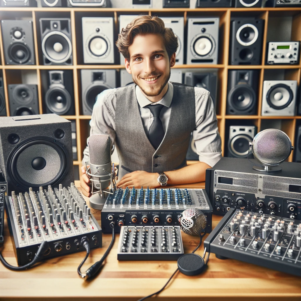 Abteilung DJ-Equipment, PA.- & Lichttechnik