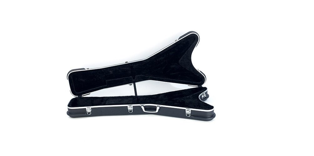 Premium Line - FV-Style Electric Guitar ABS Case, curved - Black