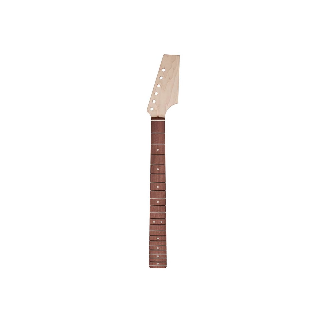 Neck TE Style, Maple / Pau Ferro, 21 Frets, Paddle Head, 9.5" Radius, Double Action Trussrod
