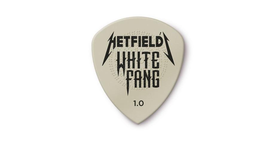 Hetfield's White Fang Custom Flow Picks, Player's Pack, 6 pcs., white 1.00 mm 