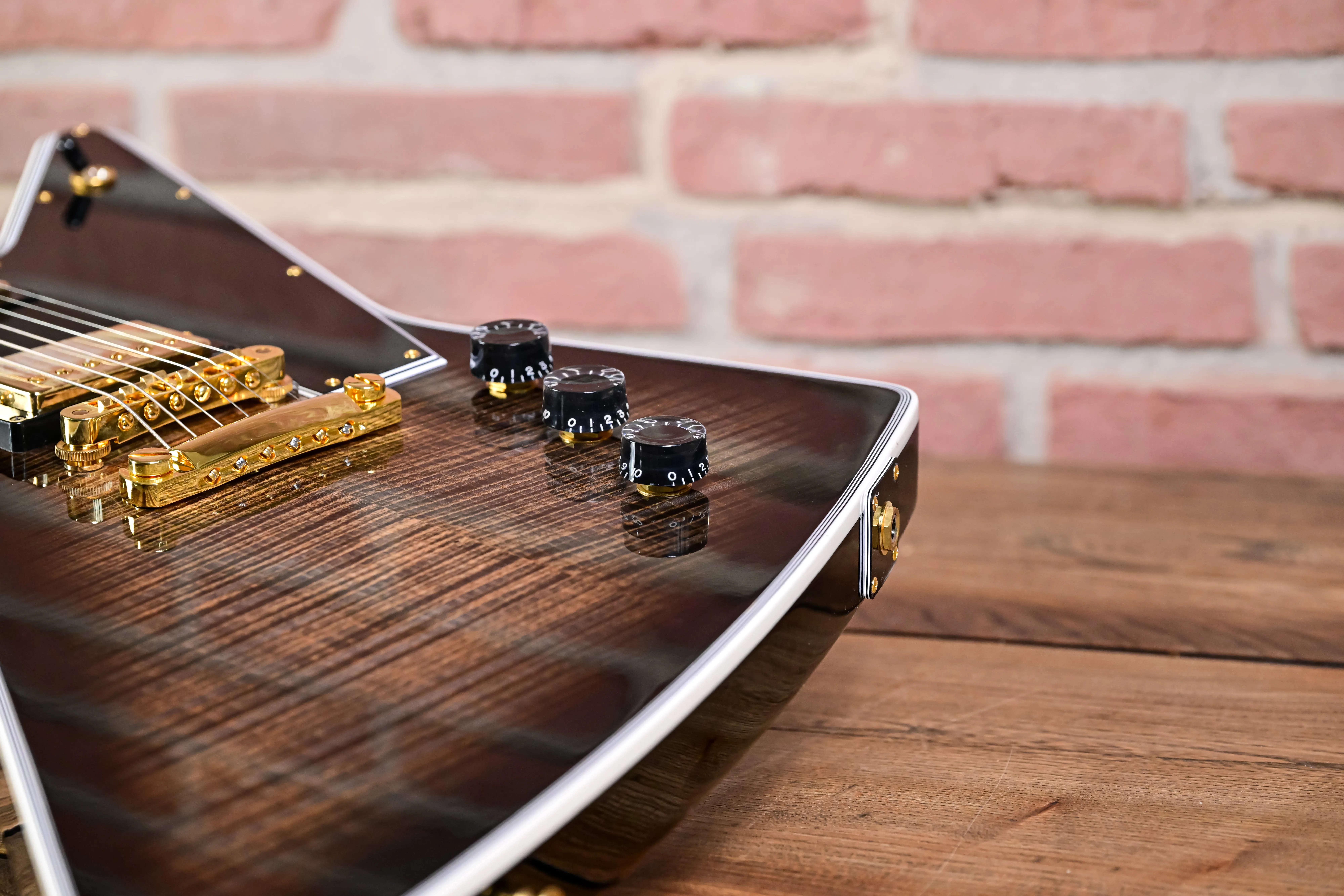 Explorer Custom Figured Cobra Burst VOS Custom Shop