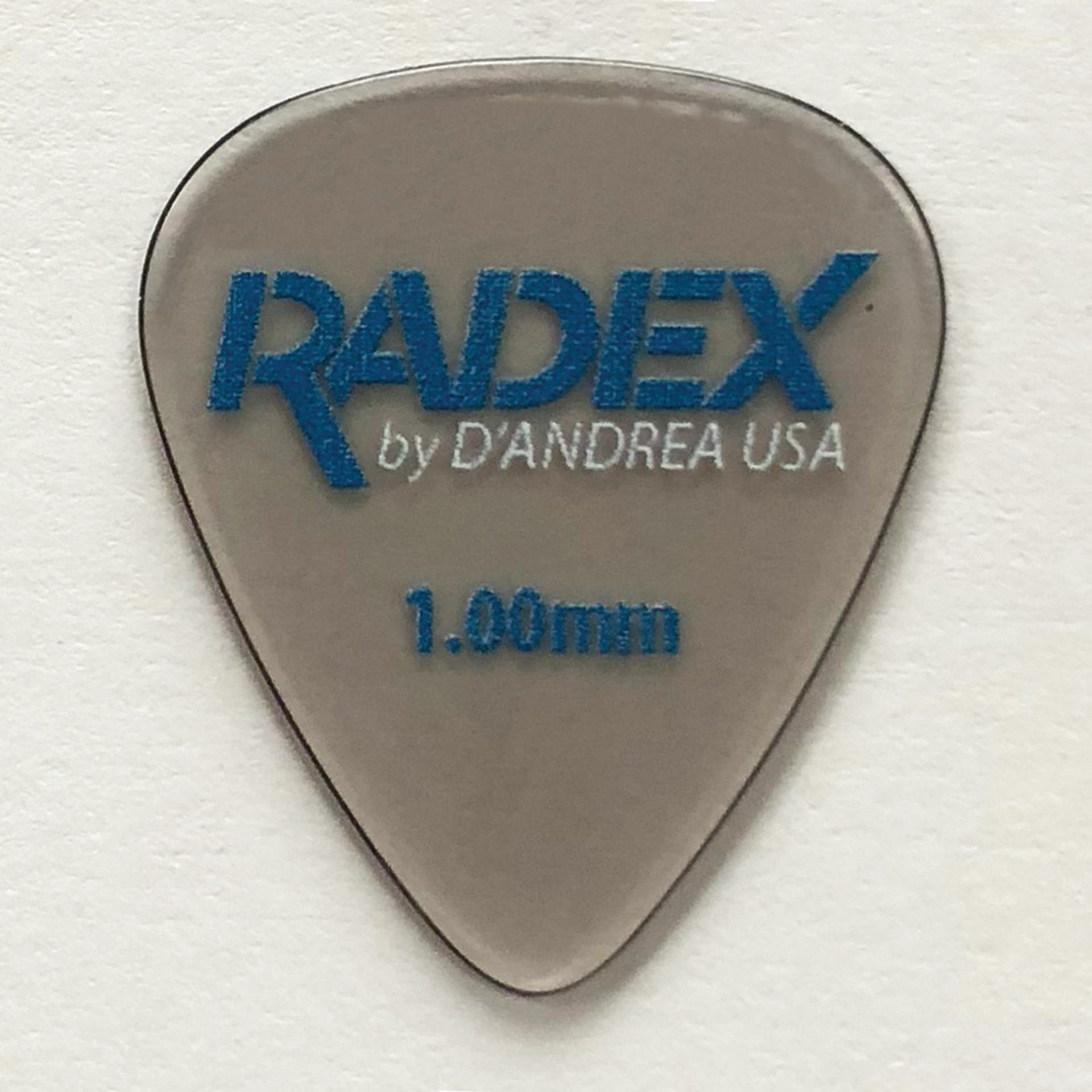 Radex Picks - 351 Shape (RDX351 1.00), 6 pcs Pick Pack, 1.00 mm, Smoke