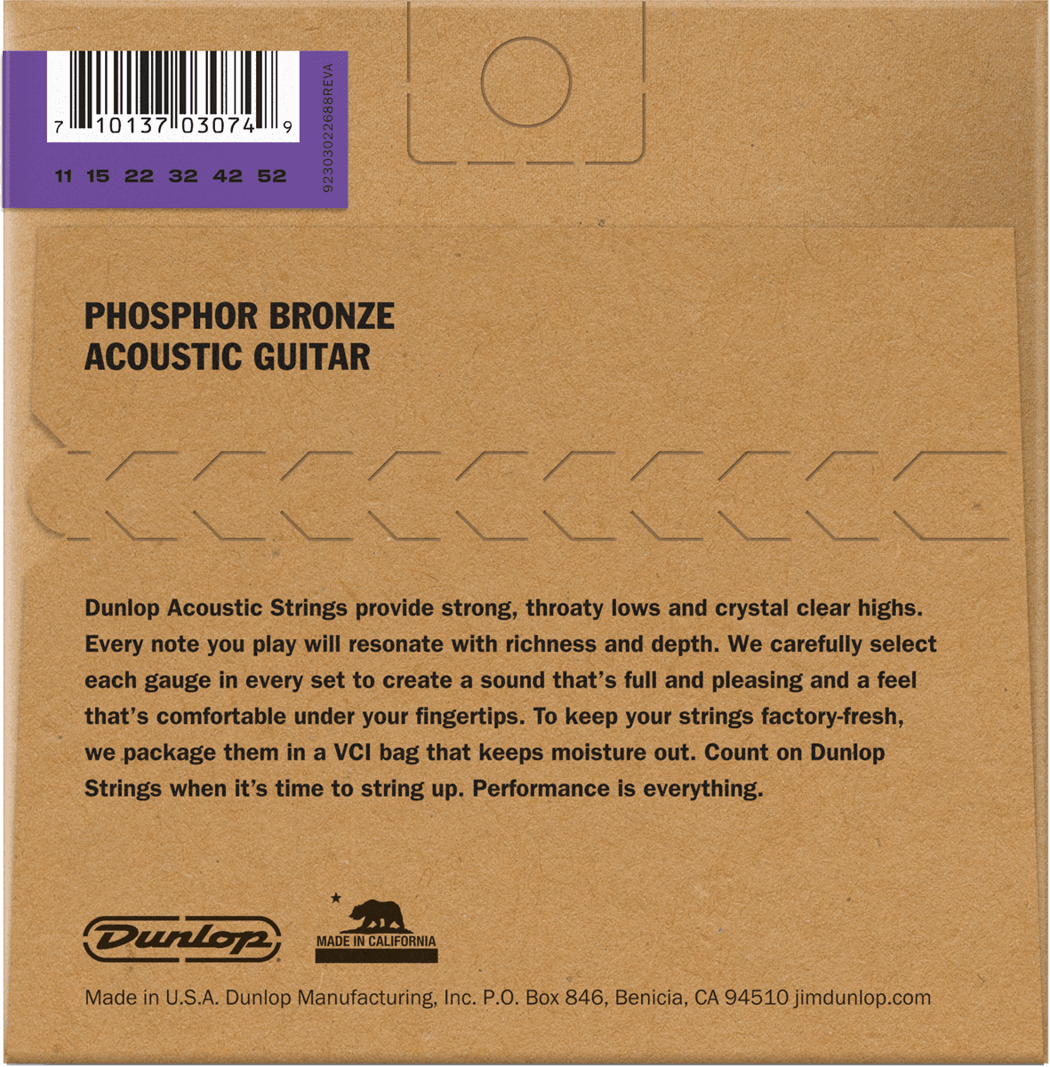 Phosphor Bronze Acoustic Guitar Strings M-LIGHT 11-52