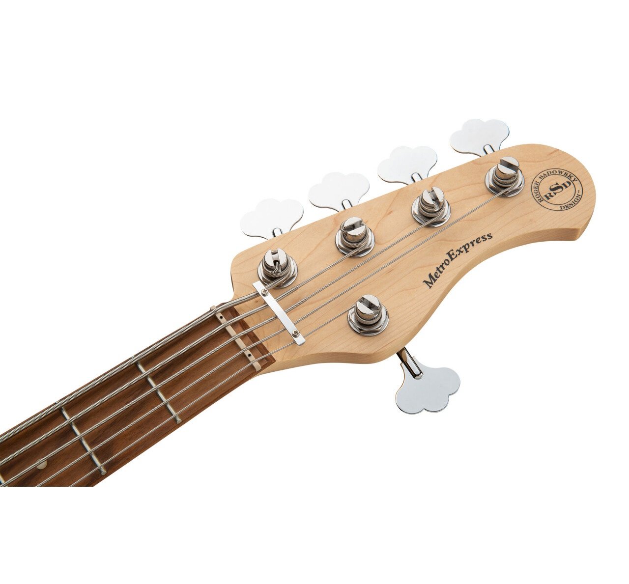 MetroExpress 21-Fret Hybrid P/J Bass - Solid Olympic White High Polish 
