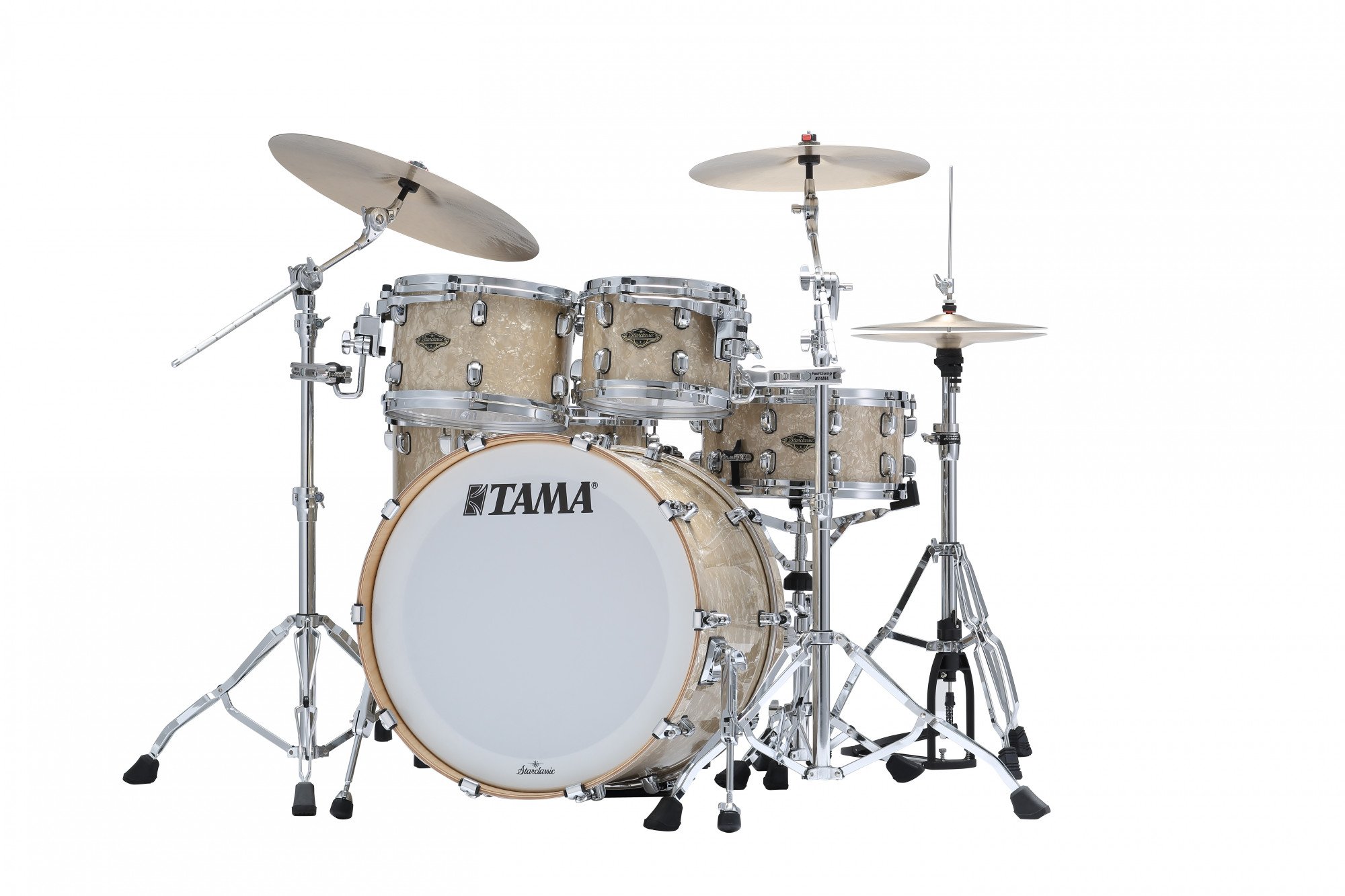 Starclassic Walnut/Birch Duracover Wrap Shell Kit 5 teilig Vintage Marine Pearl
