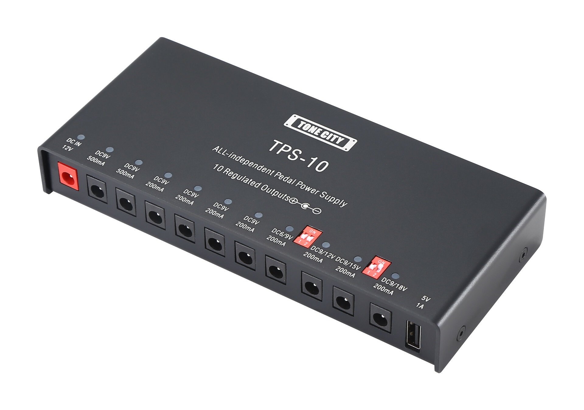 TPS-10 - Multi Power Supply with 10 Outputs