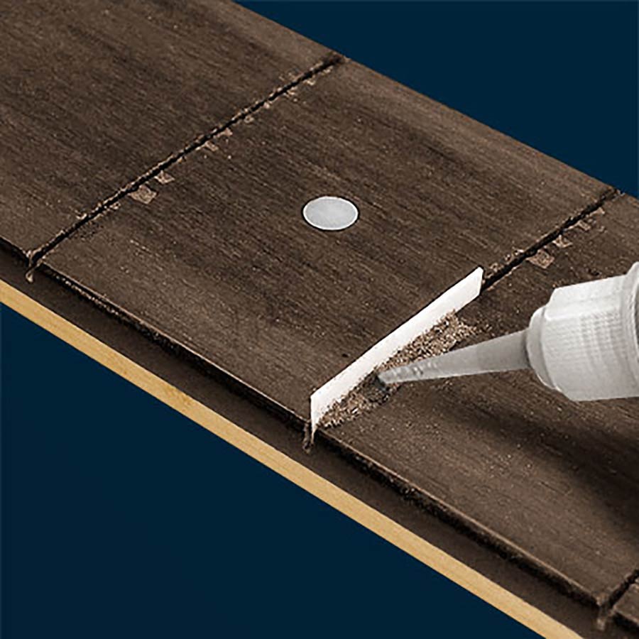 Fret Dam for fretboard repair, teflon