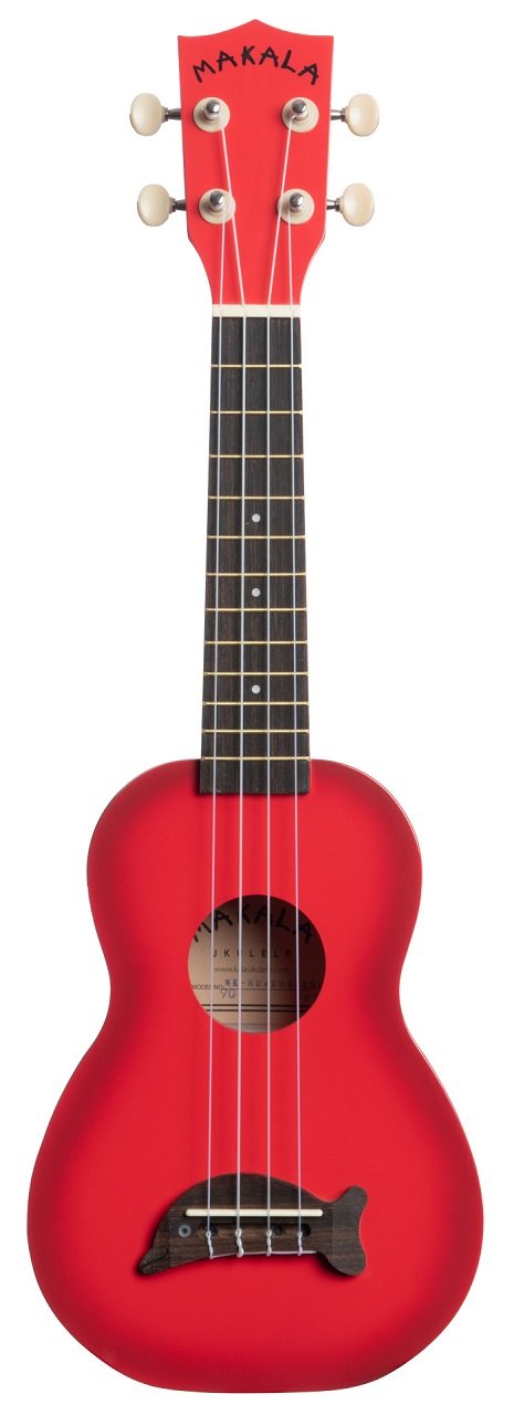 MK-SD-RDBURST - Red Burst Soprano Dolphin Ukulele, with Tote Bag