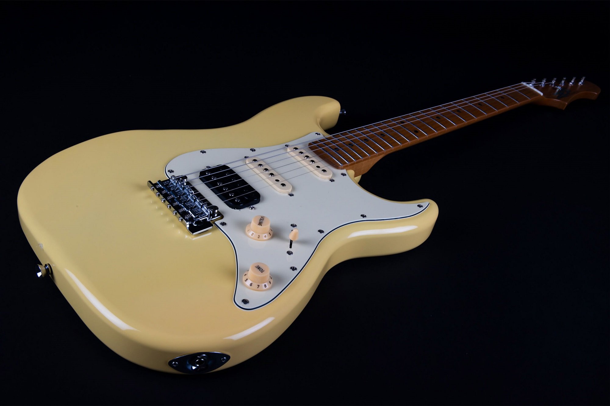JS-400 Vintage Yellow E-Gitarre