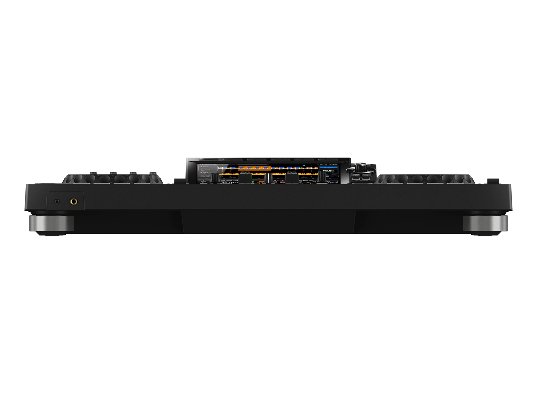DJ-Controller, Touchscreen, Audiomixer, Schwarz, Jogwheels