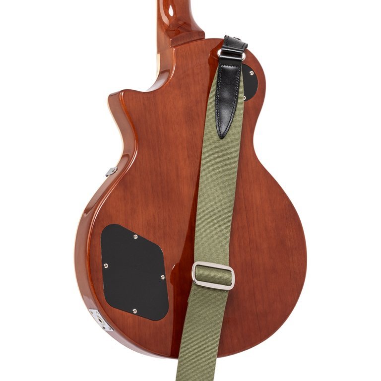 Gitarrengurt Baumwolle Green