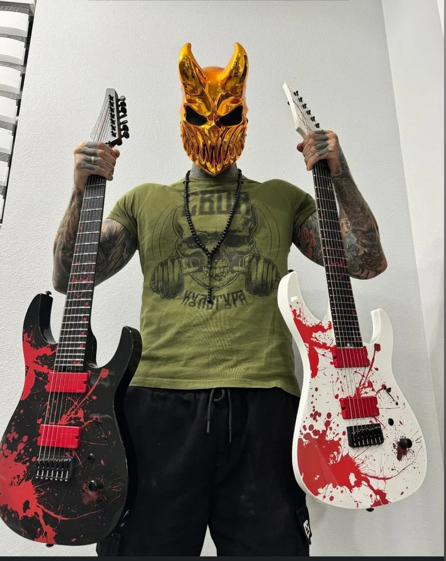 Ninja Custom Slaughter 7-String Blood/Black