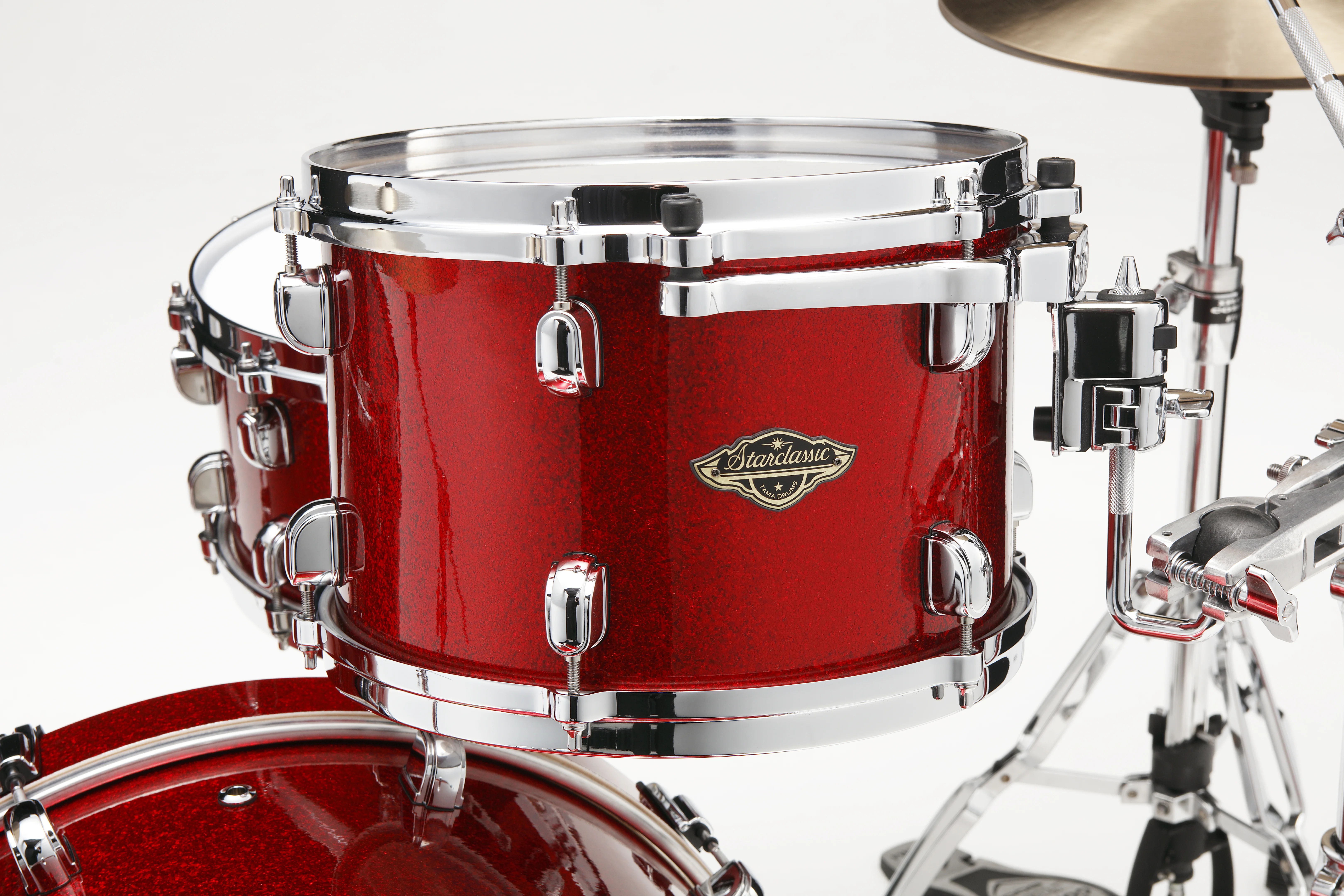 Starclassic Walnut/Birch Duracover Wrap Shell Kit 4 teilig - Garnet Red Sparkle