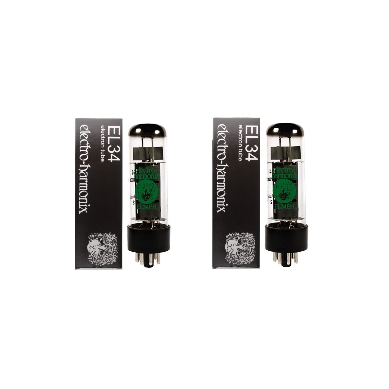 EL34 EH Power Tube Matched Pair