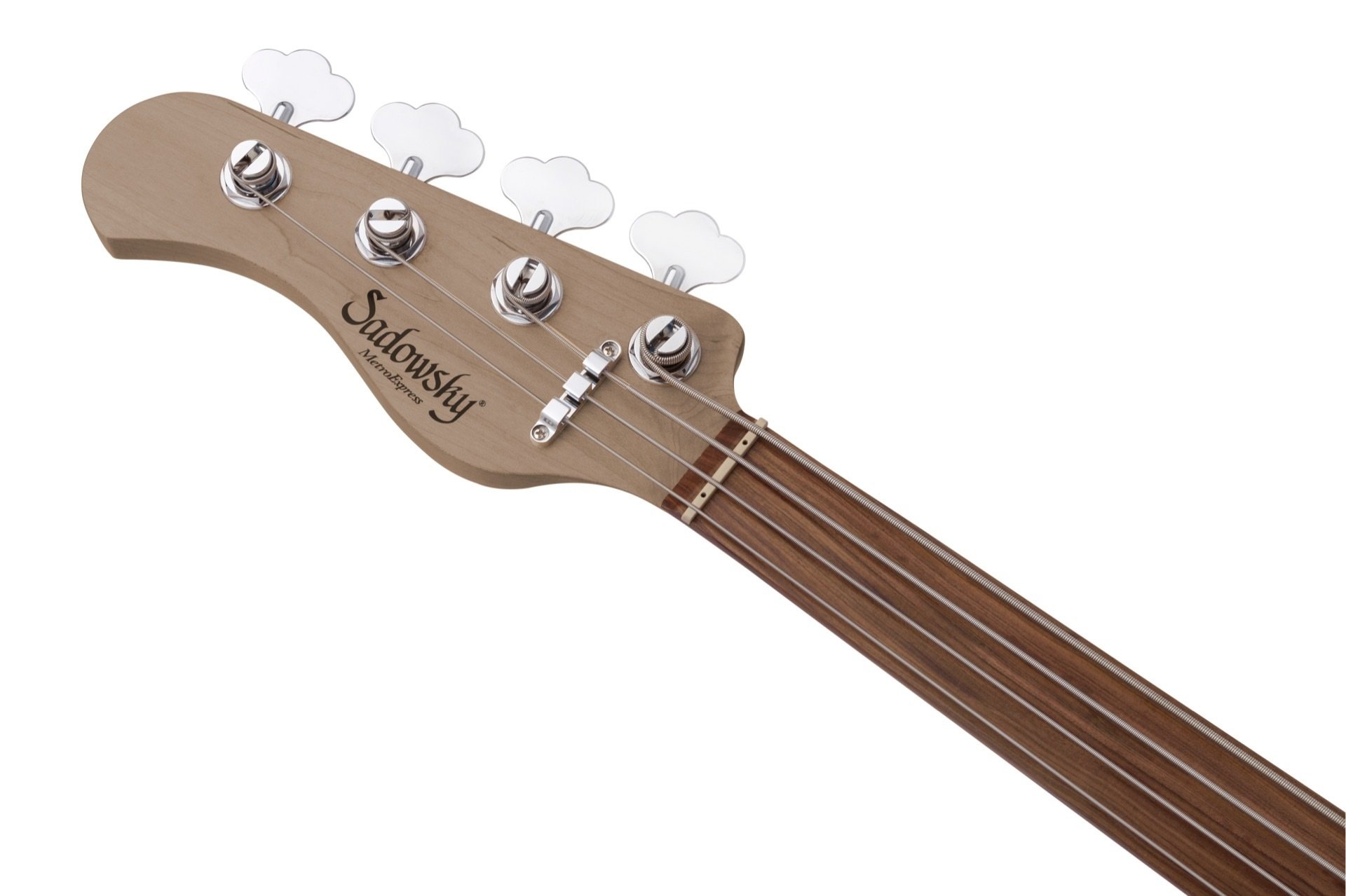 MetroExpress 21-Fret Hybrid P/J Bass, Morado Fingerboard, 4-String, Fretless, Lefthand - Solid Black