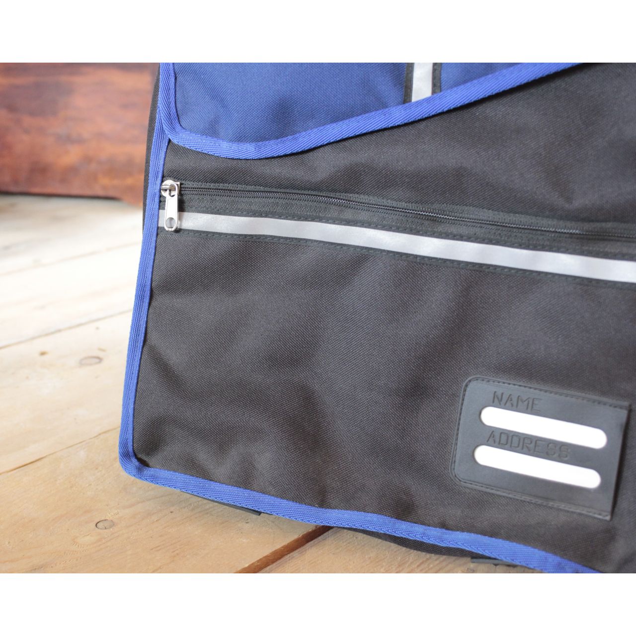 Rucksack Blockflöte schwarz blau