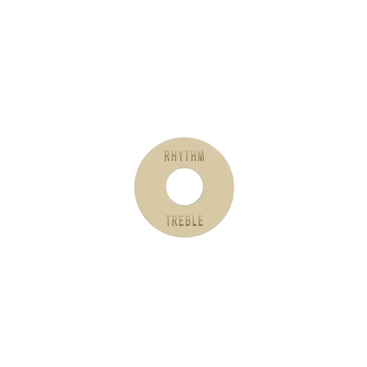 Toggle Switch Plate, Unterlegscheibe LP-style, elfenbeinfarben mit gold imprint