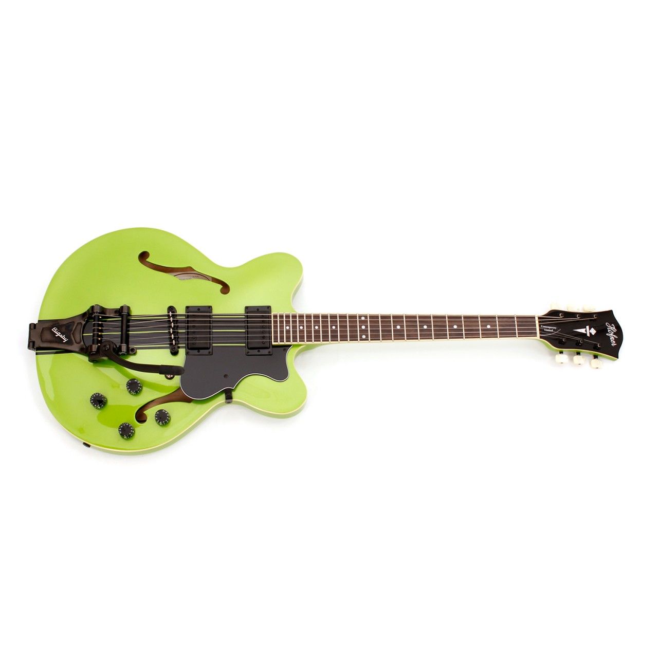 HCT Verythin Limited Metallic Green - Semi-Acoustic