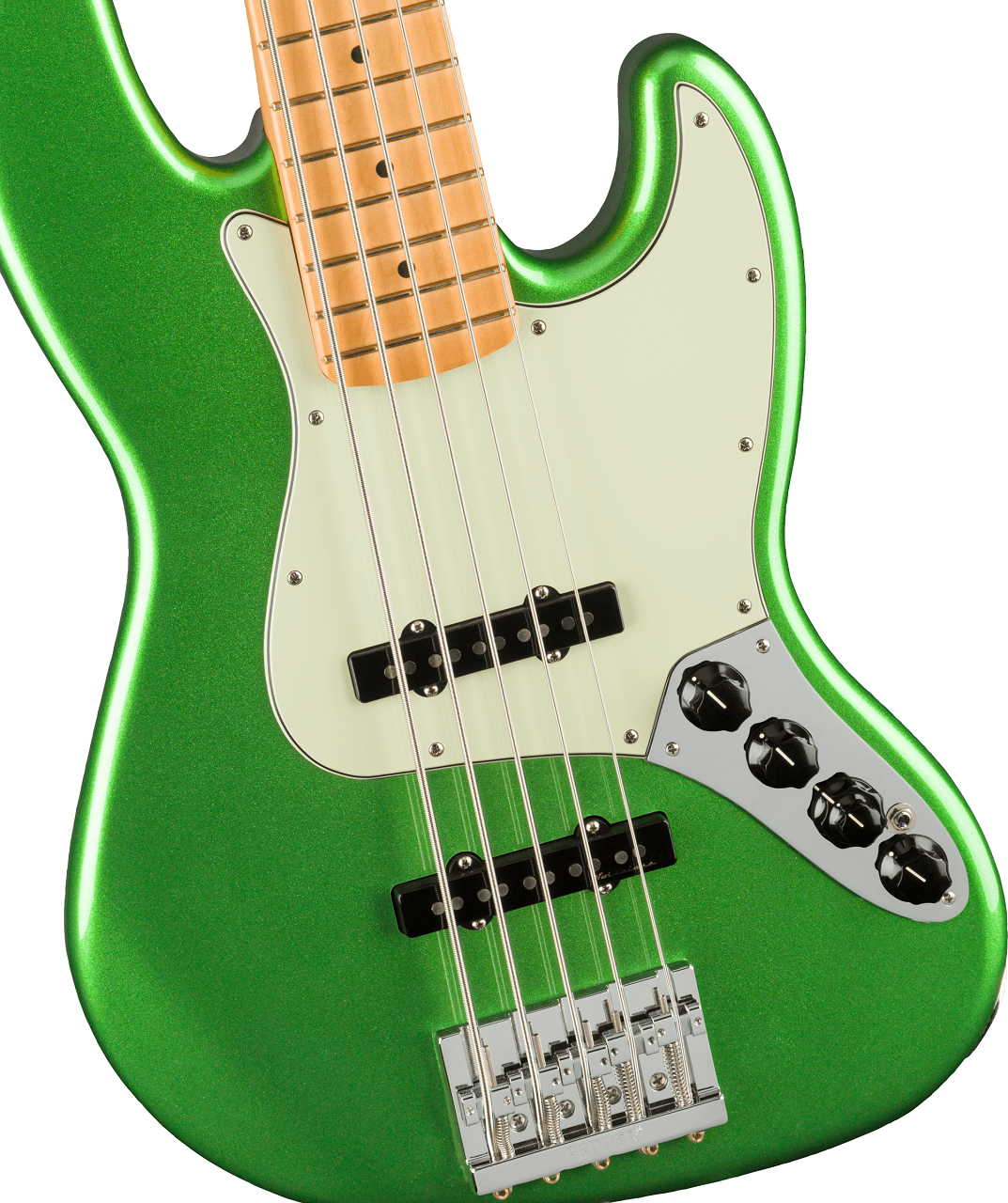 Player Plus Jazz Bass® V, Maple Fingerboard, Cosmic Jade