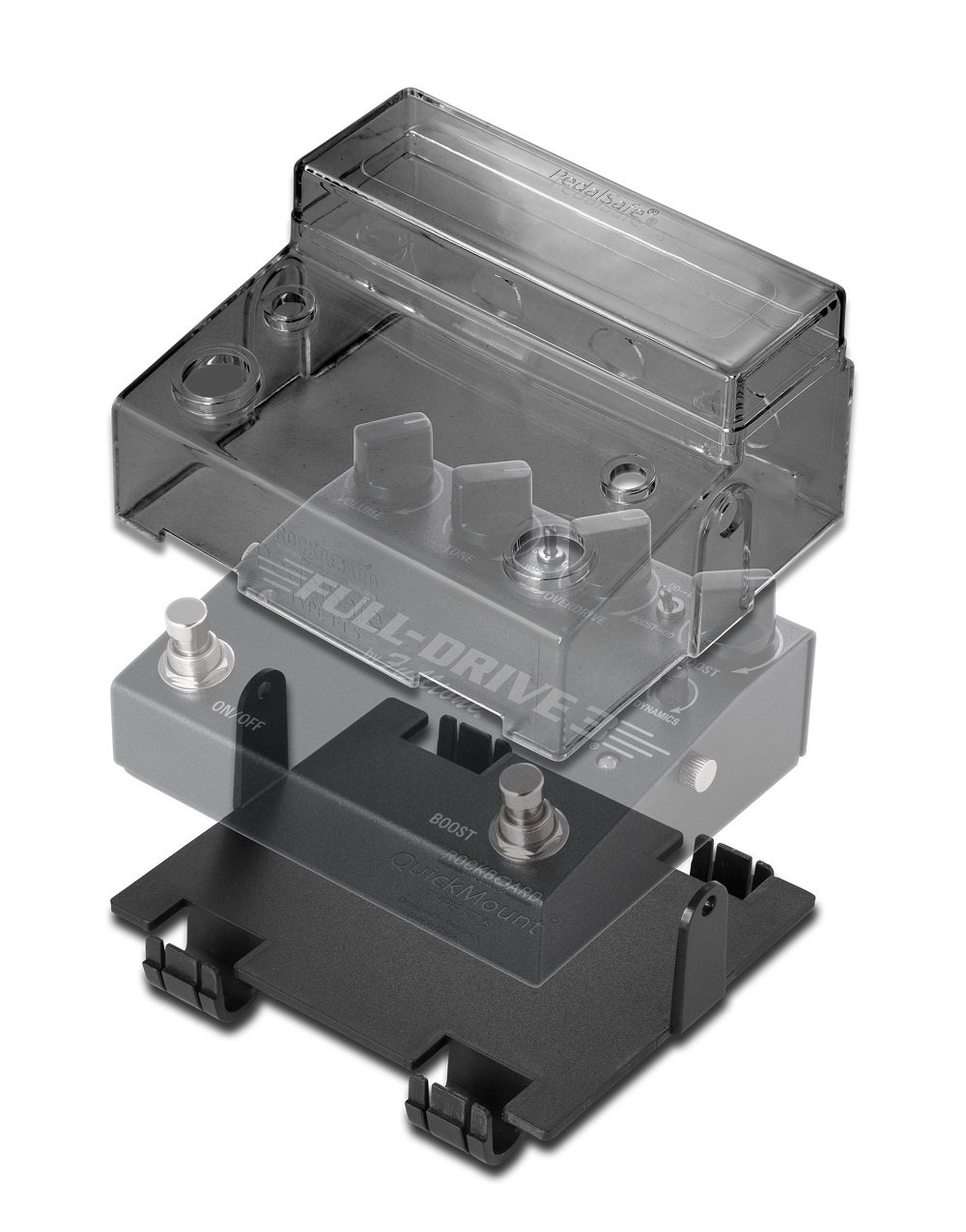 PedalSafe Type FT5 - Protective Cover and Rockboard Mounting Plate
