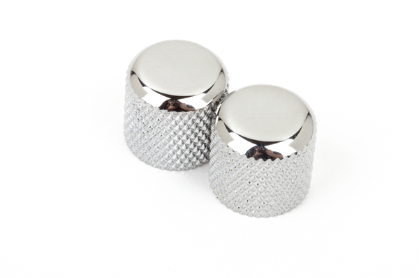Telecaster®/Precision Bass® Dome Knobs (Chome) (2 Stück)
