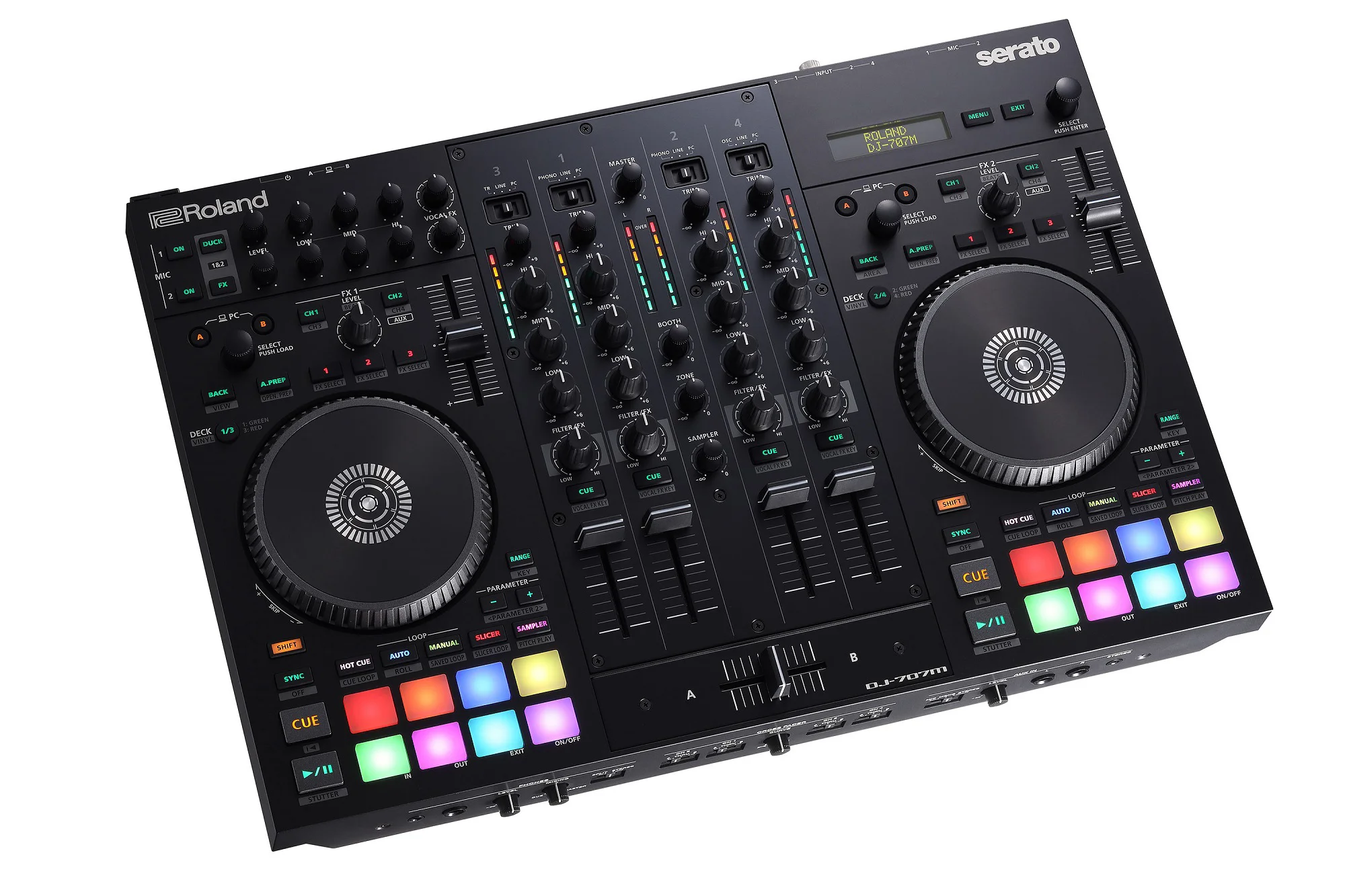 DJ-707M – Professioneller 4-Kanal DJ-Controller für mobile DJs