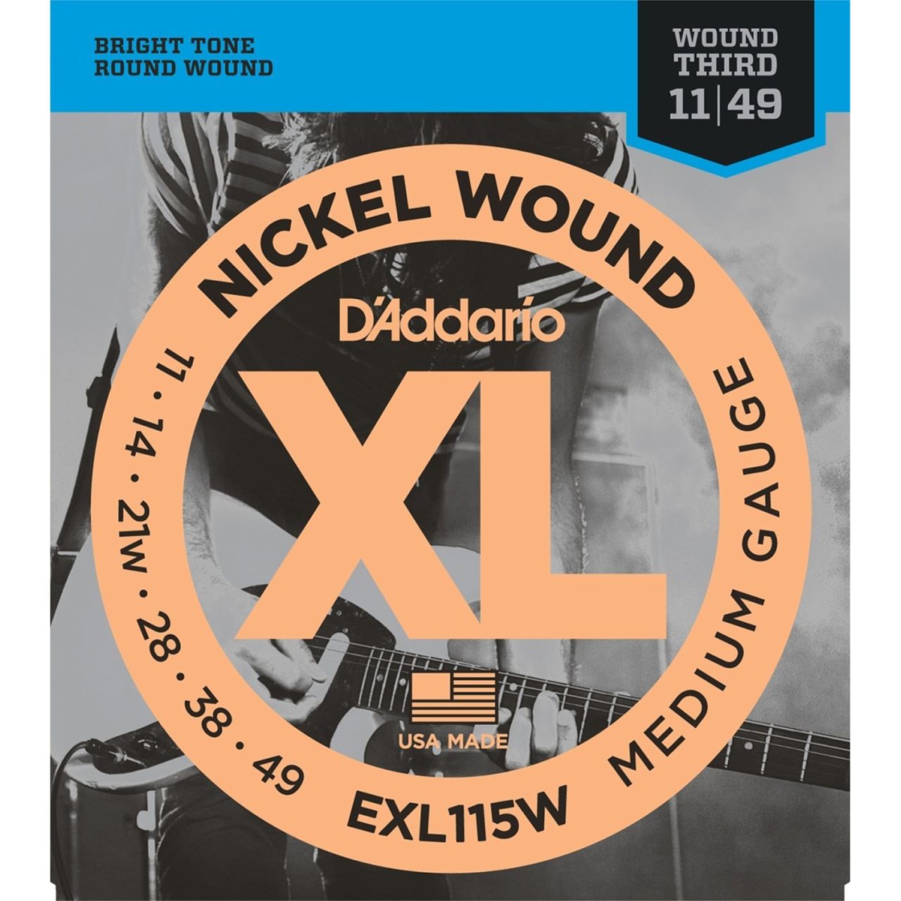 EXL-115W Satz 011"- 049" - Blues/Jazz/Rock