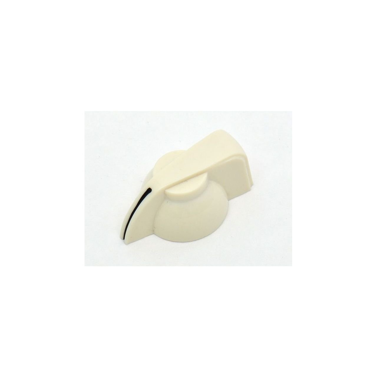 KBCSA Chickenhead-Knopf, Plastik, klein / aged white