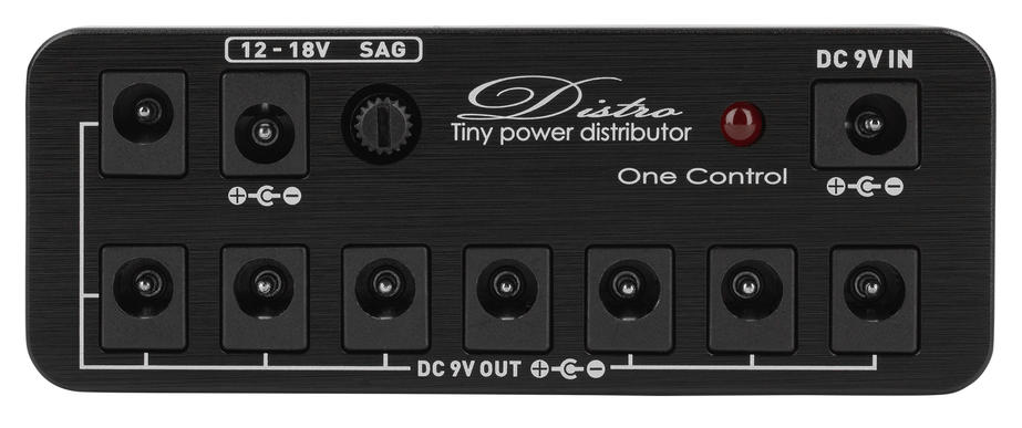 Micro Distro - Tiny Power Distributor, All-In-One-Pack, Black