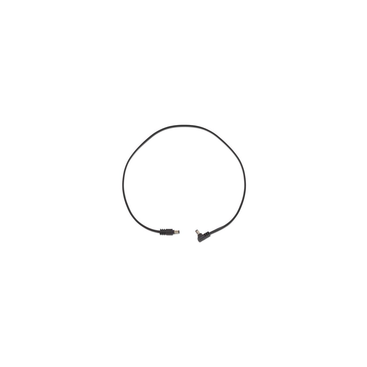 Flat Power Cable - Black 60 cm / 23.62" angled/straight