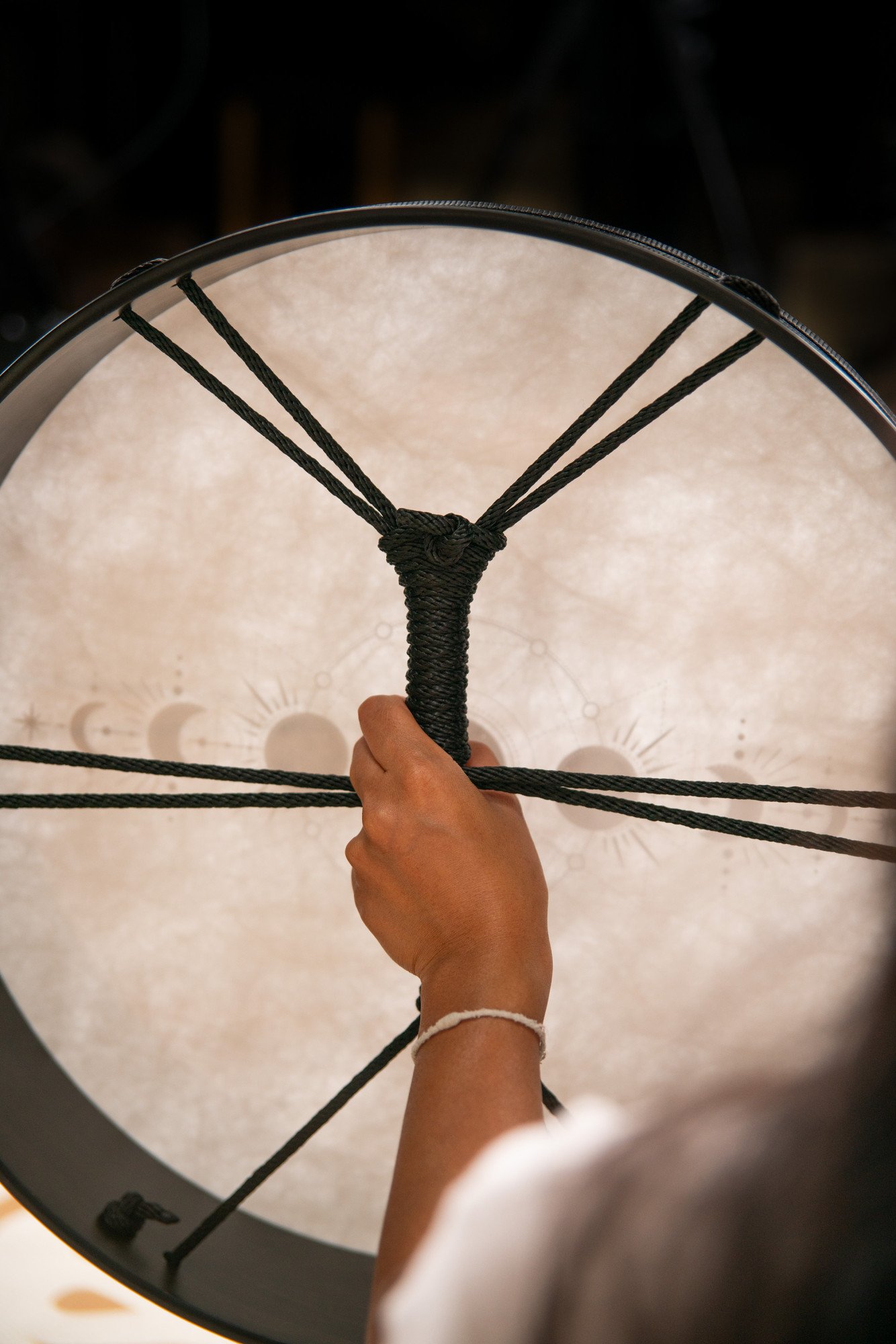 Moon Phases Ritual Drum 18" RD18DWB-SH
