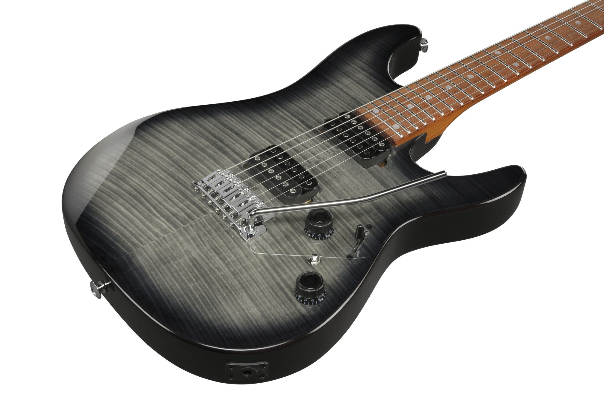 Griffbrett aus Jatoba mit White Dot Inlays